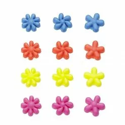 Lurch Glasmarkierer Pretty Flowers, 12er-Set