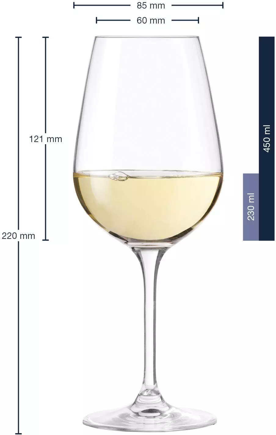 Leonardo Weißweinglas TIVOLI 450 Ml, 6er-Set 4 Leonardo Weißweinglas TIVOLI 450 Ml, 6er-Set – Bild 4