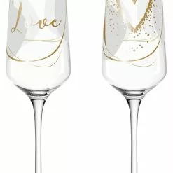 Leonardo 2 Sektgläser PRESENTE 280 Ml ′Love′