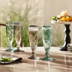 Leonardo Sektglas BRINDISI 140 Ml Anthrazit, 6er-Set -Kaffee Espresso Verkäufe 210 GK Brindisi Sekt 021603 08