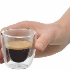 WMF Kult Doppelwandige Espressotassen Glas Set 2-teilig -Kaffee Espresso Verkäufe 217 09 0138 2000 105