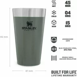 Stanley Adventure Pint 0,47l, Grün -Kaffee Espresso Verkäufe 222 669400 web3
