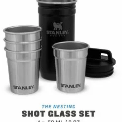 Stanley Edelstahlbecher 4x59ml, Schwarz -Kaffee Espresso Verkäufe 222 669601 web2