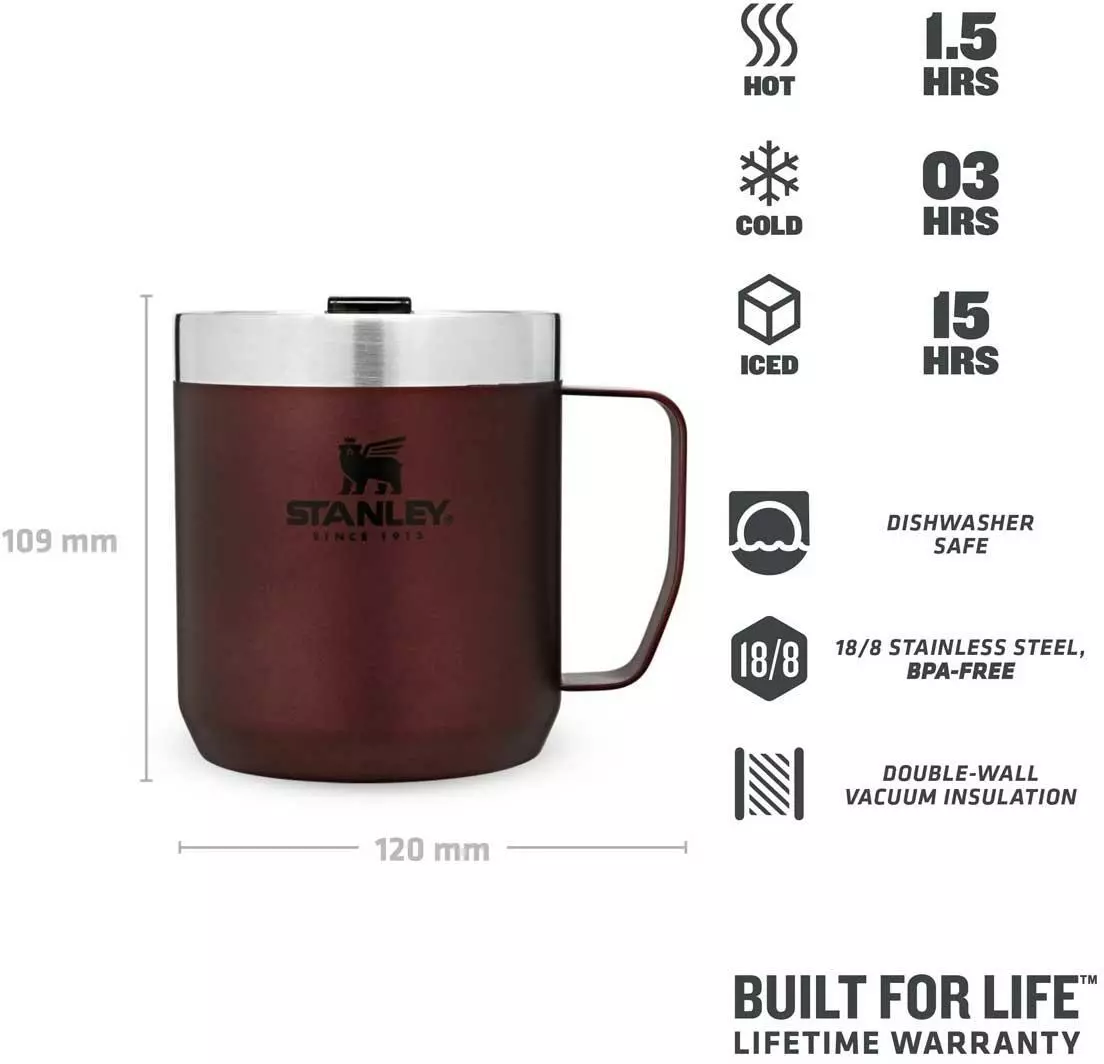 Stanley Camp Mug 0,35l, Rot 4 Stanley Camp Mug 0,35l, Rot – Bild 4
