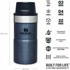 Stanley Becher, 0,25l, Blau -Kaffee Espresso Verkäufe 222 674103 web3