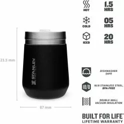 Stanley TUMBLER 0,3l, Schwarz -Kaffee Espresso Verkäufe 222 674901 web3