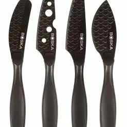 Boska Käsemesser-Set Mini Monaco+ Schwarz, 4-teilig