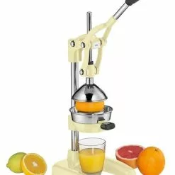 Cilio Profi Saftpresse Amalfi In Hochglanz Creme -Kaffee Espresso Verkäufe 309089 b neu