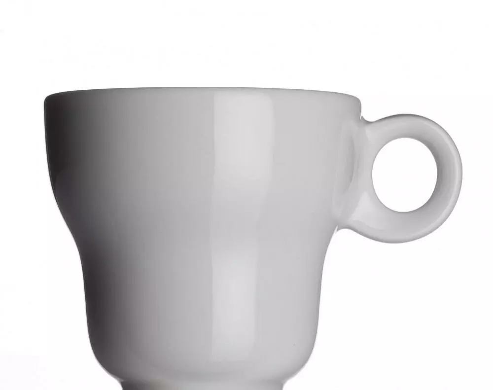 Modern Classic Cappuccinotasse Von Porzellanfabrik Walküre, Weiß 1 Modern Classic Cappuccinotasse Von Porzellanfabrik Walküre, Weiß