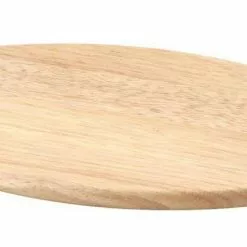 Continenta Schneidebrett Oval Klein Aus Gummibaumholz