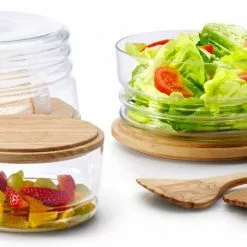 Continenta Käseglocke/ Salatschale Flach, 2-teilig -Kaffee Espresso Verkäufe 3294 3295 3296 Ambiente4 l