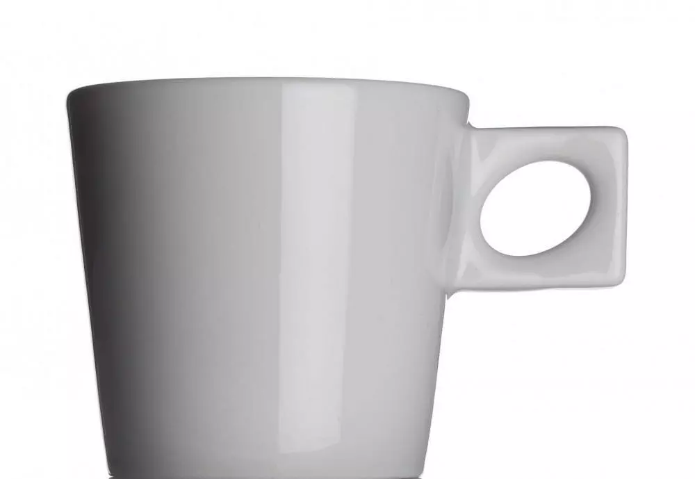 NYNY Cappuccinotasse Von Porzellanfabrik Walküre, Weiß 1 NYNY Cappuccinotasse Von Porzellanfabrik Walküre, Weiß