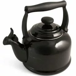 Le Creuset Wasserkessel Tradition Schwarz