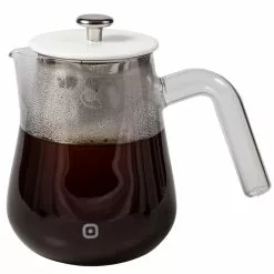 Carl Henkel Kaffeekanne X-TRACT-BREW ARCA, Green Handle -Kaffee Espresso Verkäufe Arca gross transparet3
