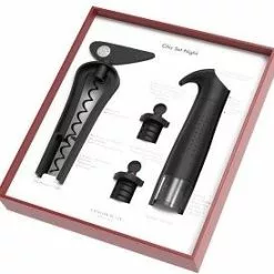L´Atelier Du Vin L′Atelier Du Vin Spindelkorkenzieher Chic Monsieur Night Geschenkset