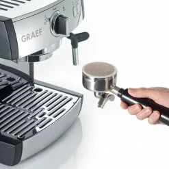 Graef Espressomaschine Pivalla ES 702 Mit Kapsel-Siebträger -Kaffee Espresso Verkäufe ES702EU01 pivalla Detail Pad neu l