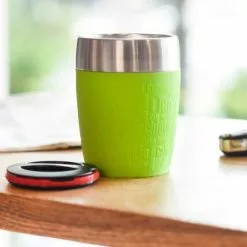 Emsa Isolier-Trinkbecher Travel Cup In Wasserblau -Kaffee Espresso Verkäufe Emsa Travel Cup Isolierbecher 378176 Gruen Milieu I l 1