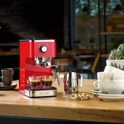 GRAEF Siebträger-Espressomaschine Salita, Rot -Kaffee Espresso Verkäufe Graef Siebtraeger Espressomaschine salita ES403 Moodabbildung 1