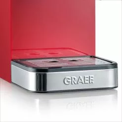GRAEF Siebträger-Espressomaschine Salita, Rot -Kaffee Espresso Verkäufe Graef Siebtraeger Espressomaschine salita ES403 herausnehmbare Abtropfschale