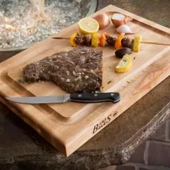 Boos Blocks Schneidebrett Gourmet BBQ Aus Ahorn Mit Saftrille -Kaffee Espresso Verkäufe JBC BBQ PHOTOSHOOT 0007 neu 2 l