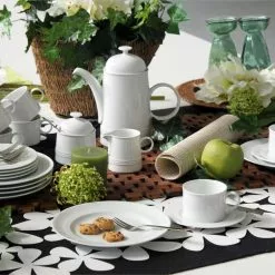 Friesland Porzellan Friesland Zuckerdose JEVERLAND In Weiß -Kaffee Espresso Verkäufe Jeverl weiss 21tlg min