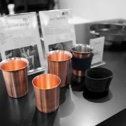 Kupferbecher Aus Der Kupfermanufaktur Weyersberg -Kaffee Espresso Verkäufe Kupferbecher Ambiente