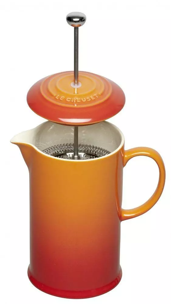 Le Creuset Kaffeebereiter In Ofenrot 3 Le Creuset Kaffeebereiter In Ofenrot – Bild 3