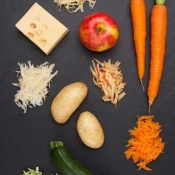 Microplane Grobreibe Home In Rot -Kaffee Espresso Verkäufe MP Grating Results Extra Coarse Blade neu 2 l