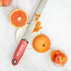 Microplane Zester-Reibe PREMIUM CLASSIC In Lippenstiftpink -Kaffee Espresso Verkäufe Microplane Premium Classic 46123 Zester Lippstick Pink Granita 3