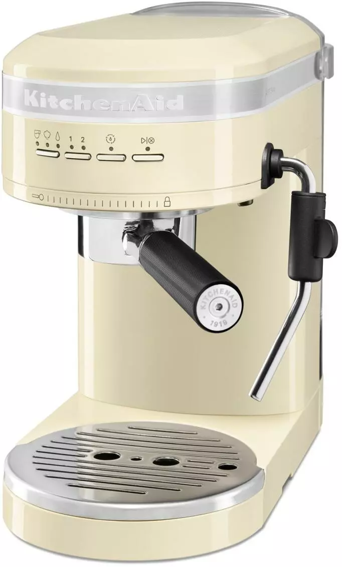 KitchenAid Halbautomatische Espressomaschine ARTISAN In Creme 2 KitchenAid Halbautomatische Espressomaschine ARTISAN In Creme – Bild 2