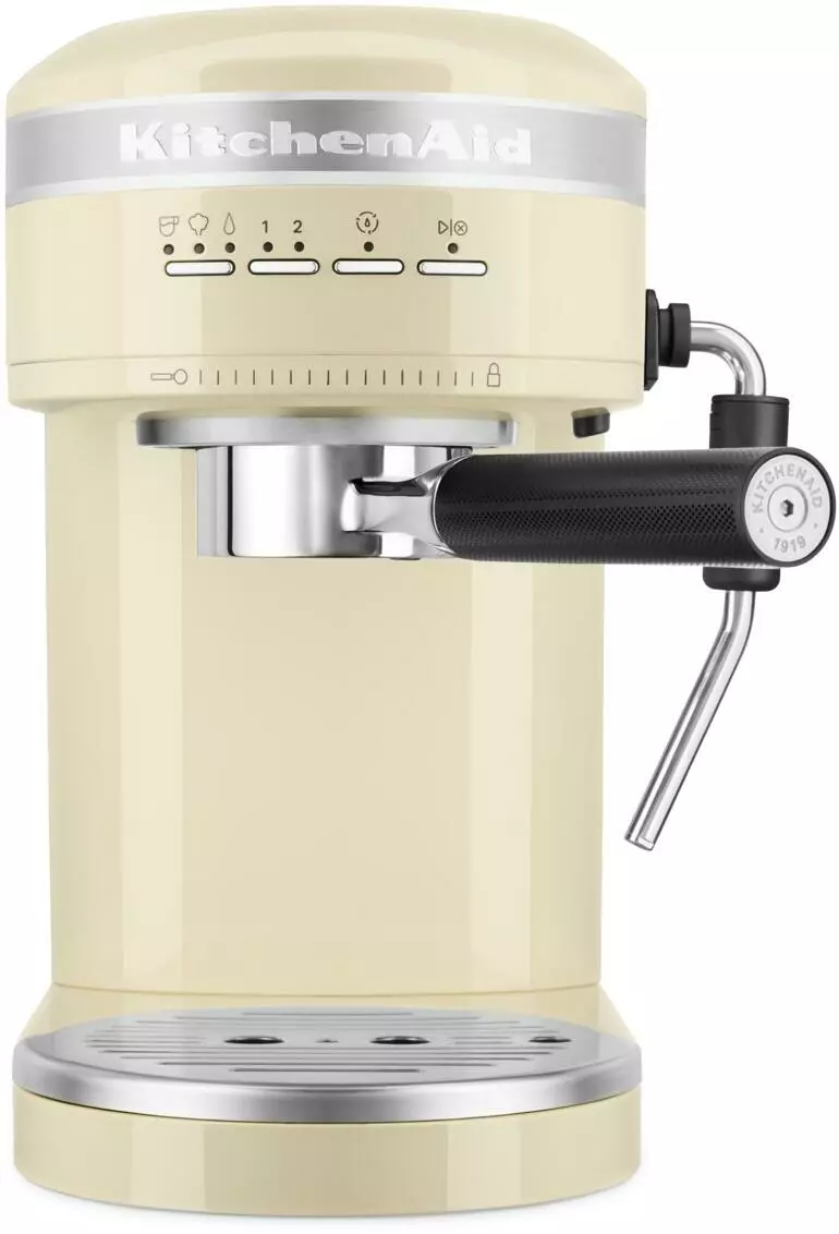 KitchenAid Halbautomatische Espressomaschine ARTISAN In Creme 1 KitchenAid Halbautomatische Espressomaschine ARTISAN In Creme