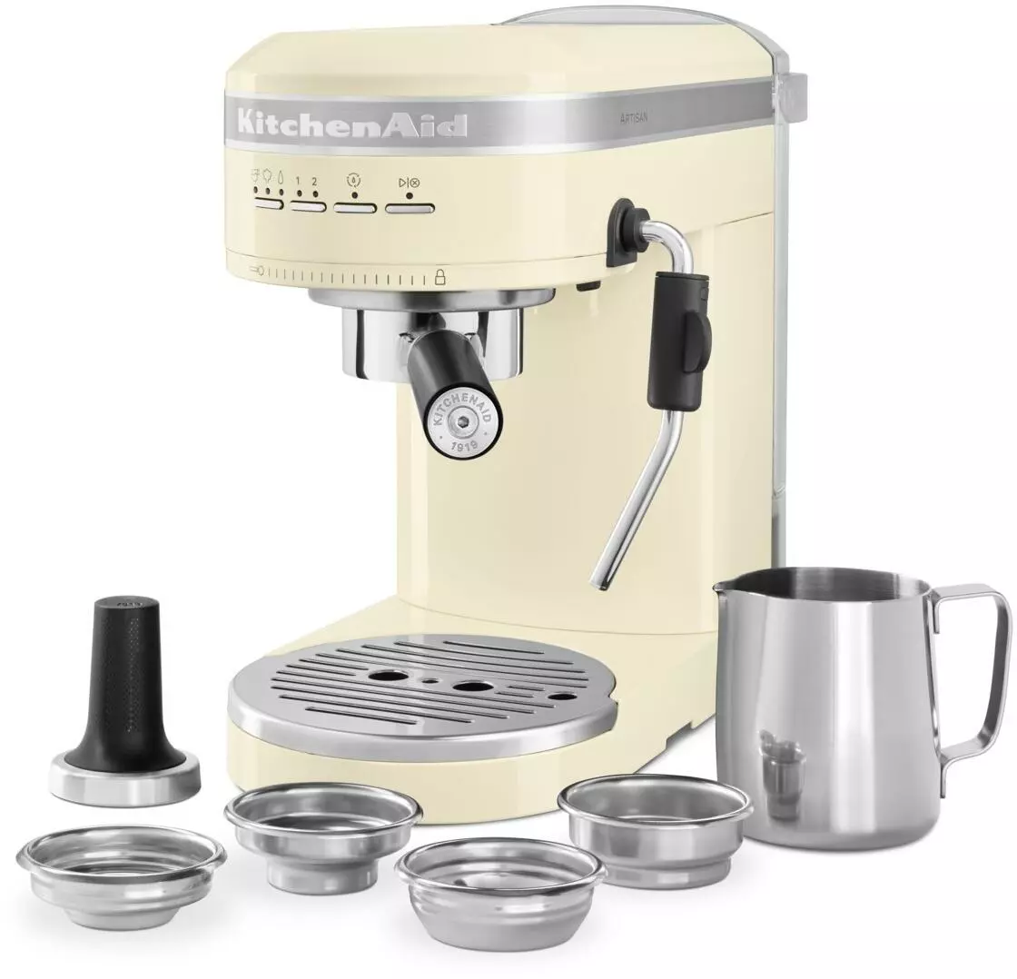 KitchenAid Halbautomatische Espressomaschine ARTISAN In Creme 5 KitchenAid Halbautomatische Espressomaschine ARTISAN In Creme – Bild 5