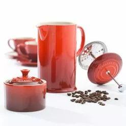 Le Creuset Kaffeebereiter In Ofenrot 7 Le Creuset Kaffeebereiter In Ofenrot -Kaffee Espresso Verkäufe Poterie 29 1 l