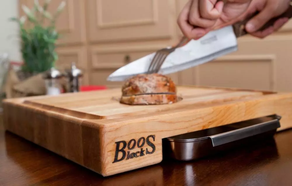 Boos Blocks Schneidebrett PrepMaster Mit Auffangschale 4 Boos Blocks Schneidebrett PrepMaster Mit Auffangschale – Bild 4
