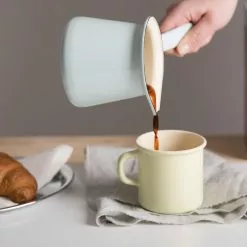 Riess Emaille Riess Kaffeekocher Aus Emaille In Türkis 7 Riess Emaille Riess Kaffeekocher Aus Emaille In Türkis -Kaffee Espresso Verkäufe RIESS AMBIENTE CLASSIC Pastell Bunt Kaffeekocher D highres