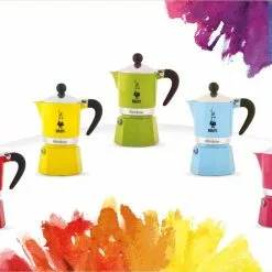 Bialetti Espressokocher Rainbow Hellblau -Kaffee Espresso Verkäufe Rainbow 1
