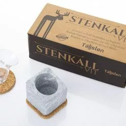 Täljsten Glaskühler Aus Speckstein Mit Trinkglas -Kaffee Espresso Verkäufe STENKALL VIT Multilingual 3 l