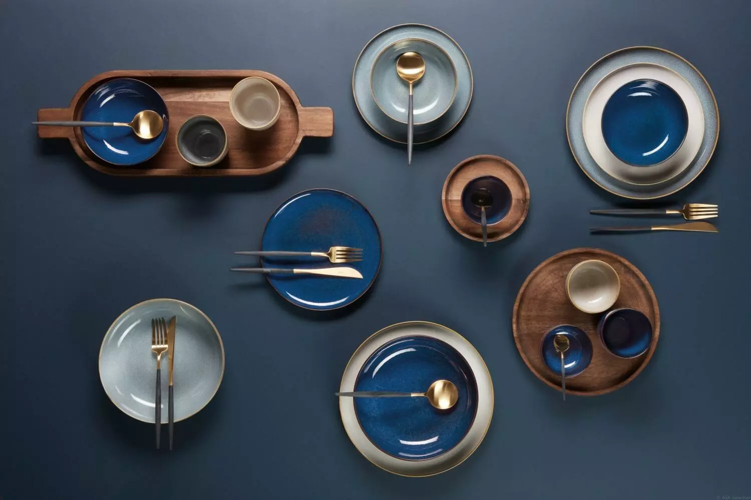 ASA Espressotasse Mit Untertasse Saisons Denim 3 ASA Espressotasse Mit Untertasse Saisons Denim – Bild 3