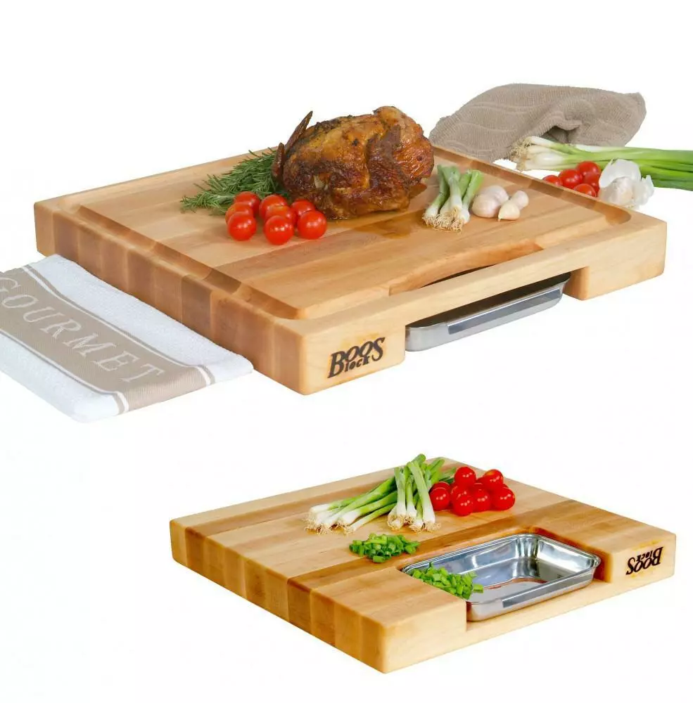 Boos Blocks Schneidebrett PrepMaster Mit Auffangschale 5 Boos Blocks Schneidebrett PrepMaster Mit Auffangschale – Bild 5